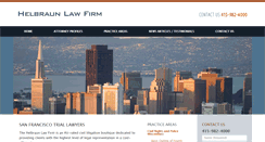 Desktop Screenshot of helbraunlaw.com