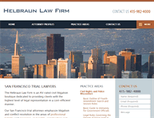 Tablet Screenshot of helbraunlaw.com
